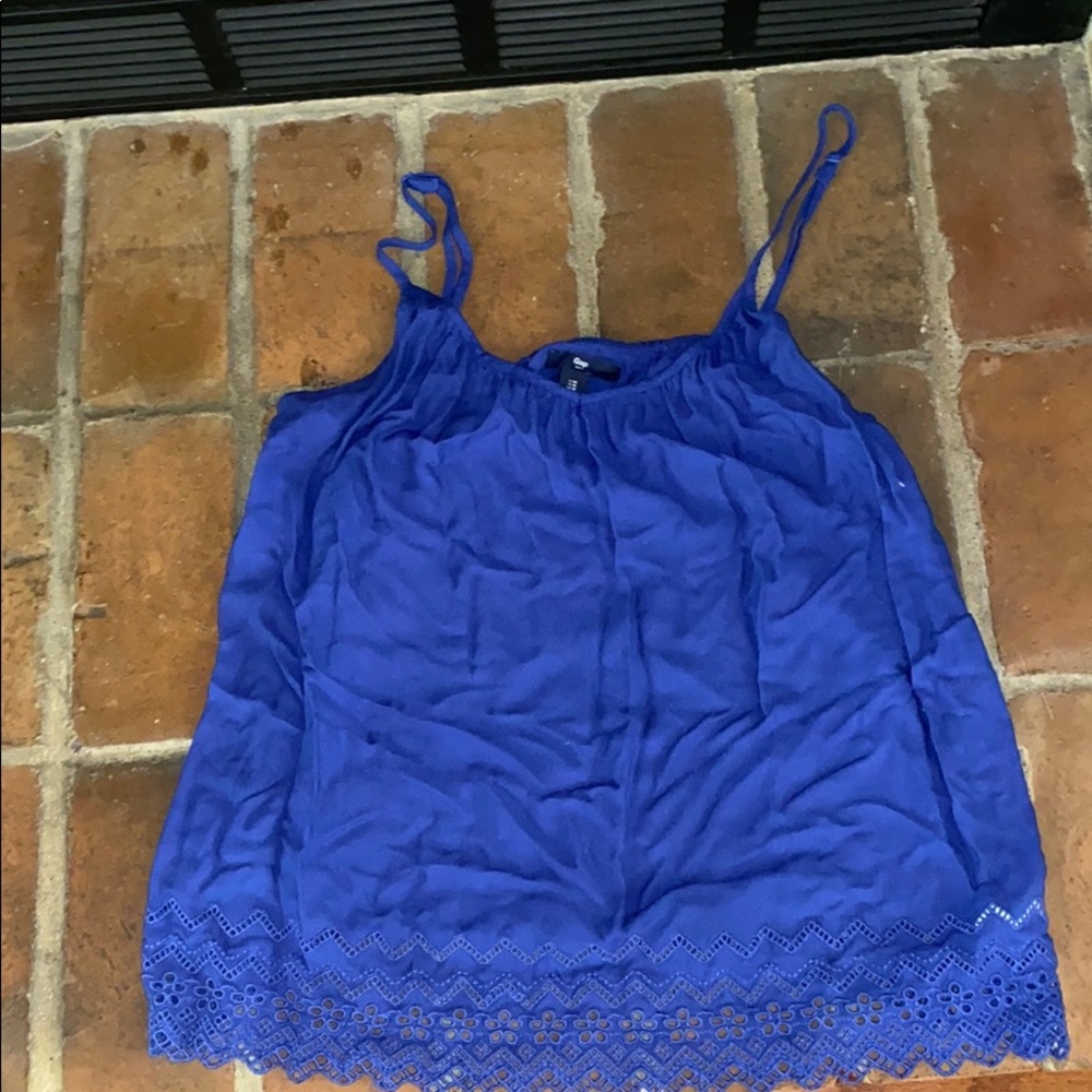 Blue tank